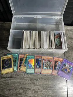 Yugioh 300+ Cards Bulk Lot Unsearched Mixed Sets Rarities Holographics Foils - Image 1