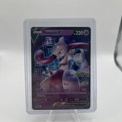 Pokemon Mewtwo V SWSH223 SWSH: Sword & Shield Promo Holo 220 HP Card - Image 1