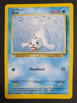 Seel 41/102 - Base Set 1 - Pokemon Card - Excellent Condition - Image 1