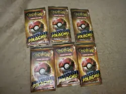2 Total Packs Pokemon Detective Pikachu Movie 2-Card Booster Pack 💥 Sealed Pack - Image 1