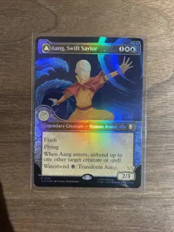Aang, Swift Savior Showcase Foil Avatar The Last Airbender MTG TLA #0347 - Image 1