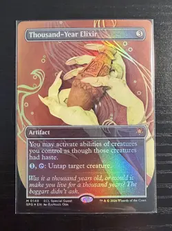 MTG Lorwyn Eclipsed: Thousand-Year Elixir (Borderless) Special Guests Foil - Image 1