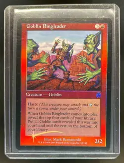 2001 Magic: The Gathering Apocalypse Goblin Ringleader Foil #62 - Image 1