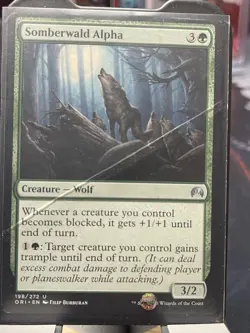 Somberwald Alpha - Magic Origins - MTG - Uncommon - #198 Misprint Crimped Crease - Image 2