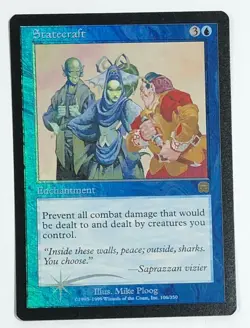 MTG STATECRAFT (FOIL) Mercadian Masques (OldManMTG 001-721) - Image 1