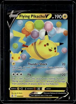 2021 Pokemon SWSH Celebrations Flying Pikachu V #006/025 - Image 1
