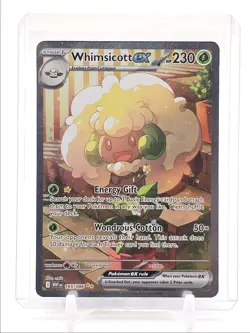 WHIMSICOTT EX 2025 POKEMON WHITE FLARE SPECIAL ILLUSTRATION RARE 165 Q5550 - Image 1