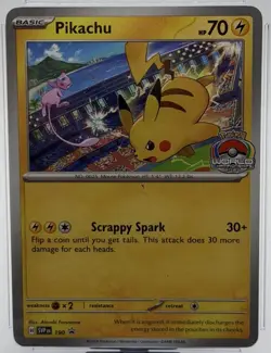 2024 Pokemon SVP EN-SV Black Star Promos World Championships #190 Pikachu CGC 10 - Image 3