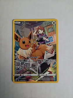Pokemon Eevee TG11/TG30 Swsh09: Brilliant Stars Trainer Gallery Holo Near Mint - Image 2