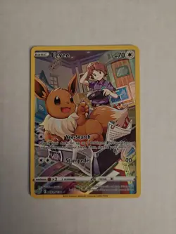Pokemon Eevee TG11/TG30 Swsh09: Brilliant Stars Trainer Gallery Holo Near Mint - Image 5