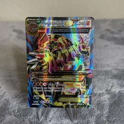 Pokemon TCG Mega Primal Groudon EX 151/160 XY-Primal Clash Holo Foil Full Art - Image 1