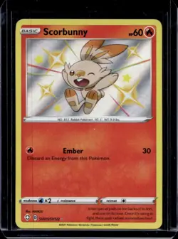 2021 Pokemon SWSH Shining Fates Scorbunny Shiny Vault #SV015/SV122 - Image 1