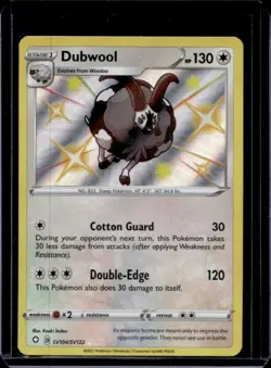 2021 Pokemon SWSH Shining Fates Dubwool Shiny Vault #SV104/SV122 - Image 1