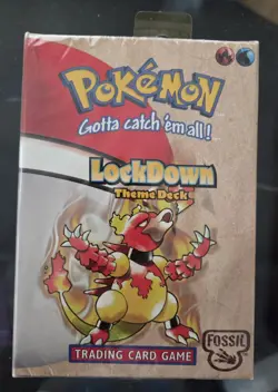 Factory-Sealed 1999 WotC TCG Pokemon Fossil Lockdown Theme Deck - Image 1