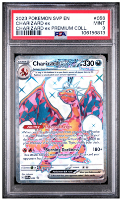 PSA 9 - MINT Charizard EX SVP EN # 056 - Black Star Promo Premium Collection - Image 1
