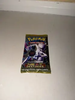 Factory sealed Pokemon TCG Black and White, Next Destinies Booster Pack | Mewtwo - Image 1