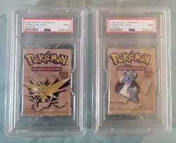 Pokemon: Wizards of the Coast Fossil Booster Packs Foil Packs PSA 9 Unweighed! 742818060714 - Image 1