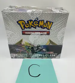 Pokemon SWSH02: Sword & Shield Rebel Clash Booster Box - New Factory Sealed - Image 1