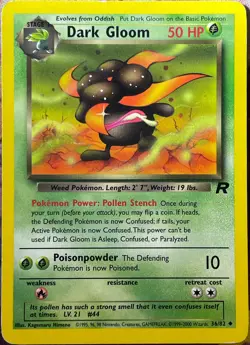 Dark Gloom - 36/82 - Team Rocket Pokemon 2000 - Image 1