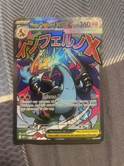Pokemon TCG Mega Charizard X ex 023 Me: Mega Evolution Promo Holo Near Mint 🔥🔥 - Image 1