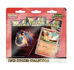 Pokemon Ascended Heroes Tech Sticker Collection Charmander x4 Sealed - Image 2