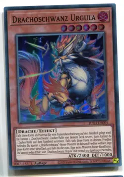 Yu-Gi-Oh! Drachoschwanz Urgula Super Rare JUSH-DE004 - Image 1
