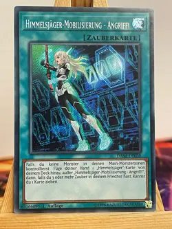 Himmelsjager-Mobilisierung - Angriff! DASA-DE030 Secret Rare Deutsch EX YUGIOH - Image 1