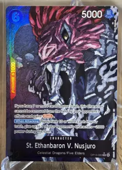 One Piece TCG St. Ethanbaron V. Nusjuro Alt Art OP13-080 Carrying On His Will - Image 1