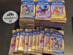 Disney Lorcana: Into the Inklands - 64 Booster Packs Bundle Lot new sealed - Image 1