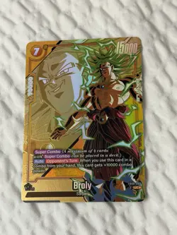 Broly FB08-088 UC* Alt Art Saiyan's Pride Dragon Ball English Card NM - Image 1