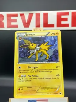 Jolteon 37/108 Dark Explorers Regular - Pokemon Card Non Holo - HP - Image 3