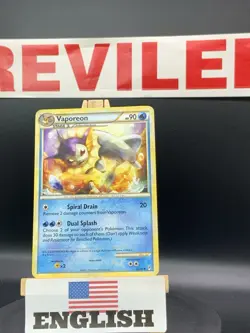 Pokemon Card - Vaporeon Call of Legends 52/95 Uncommon Non Holo - HP - Image 1