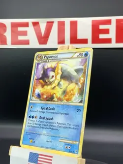 Pokemon Card - Vaporeon Call of Legends 52/95 Uncommon Non Holo - HP - Image 3