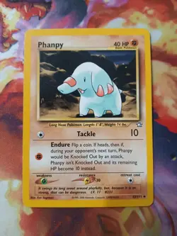 Pokemon TCG Phanpy Neo Genesis Uncommon Card 43/111 Regular - Image 1
