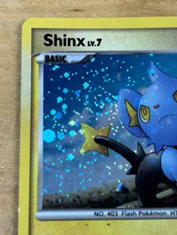 Shinx DP15 Swirl Holo Black Star Promo Inverted Back Error Pokemon TCG Card - Image 2