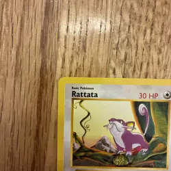 Rattata Shadowless 61/102 - Base Set - Common Pokemon Card - LP/NM - Image 2