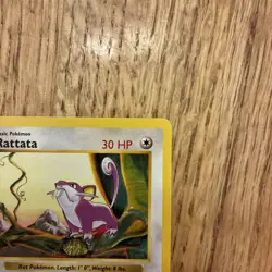 Rattata Shadowless 61/102 - Base Set - Common Pokemon Card - LP/NM - Image 3
