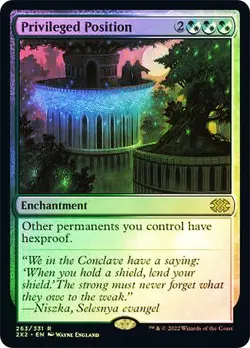 Privileged Position - Double Masters 2022 FOIL RARE #263 MAGIC CARD MTG NM-MINT - Image 1