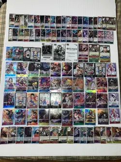 ONE PIECE Card Collection Lot Super ALL FOILS, OP01, SRs, SEC, Sealed Packs TCG - Image 1