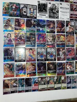 ONE PIECE Card Collection Lot Super ALL FOILS, OP01, SRs, SEC, Sealed Packs TCG - Image 2