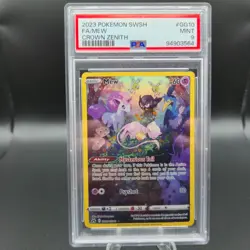 Mew GG10/GG70 Pokemon Card - Crown Zenith: Galarian Gallery Holo - PSA 9 - Image 1