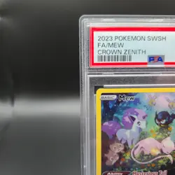 Mew GG10/GG70 Pokemon Card - Crown Zenith: Galarian Gallery Holo - PSA 9 - Image 3