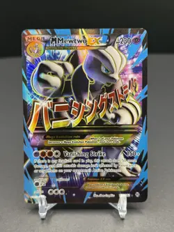 M Mewtwo EX Full Art Holo Card 159/162 LP Breakthrough Pokemon TCG - Image 1
