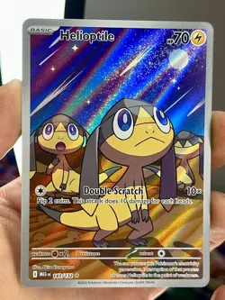 Helioptile 143/132 Me01: Mega Evolution Holo Pokemon Card - Image 3