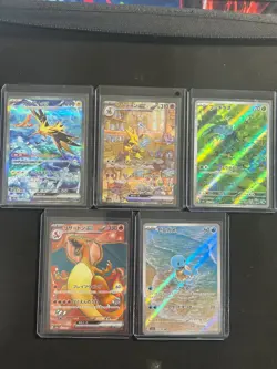Lot of 5 Pokemon Japanese 151 cards (NM) - Image 1