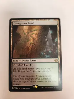 Magic The Gathering - Overgrown Tomb Lorwyn Eclipsed Rare Near Mint NM MTG - Image 1