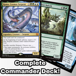 Koma, Cosmos Serpent Commander Deck EDH 100 Magic Cards Custom Deck MTG Simic - Image 1