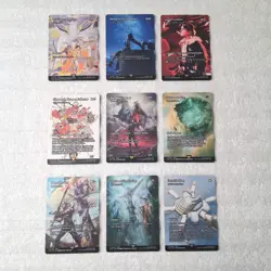 MTG Final Fantasy: Through the Ages U/R Regular Showcase Lot of 9 - Image 1