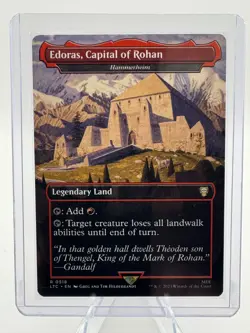 Near Mint Edoras, Capital of Rohan - Hammerheim (Borderless) LTC 518 Regular - Image 1