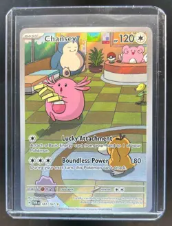 2024 Pokemon Twilight Masquerade Chansey #187/167 - Image 1